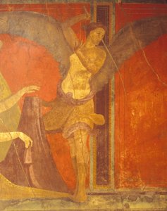 Initiationsriten des Dionysoskults, Fresko aus der Villa Dei Mysteri von Roman