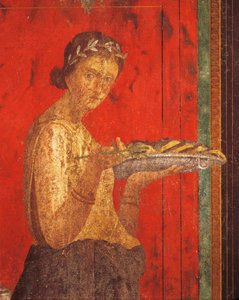 Einweihungsriten des Dionysoskults, Fresko aus der Villa Dei Mysteri