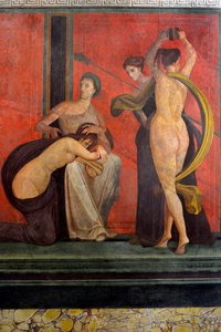 Einweihungsriten des Dionysoskults, Fresko aus der Villa Dei Mysteri