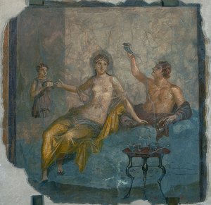 Jüngling und Hetäre. Aus Herculaneum von Roman