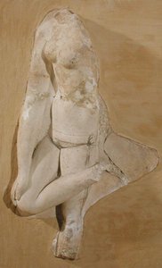 Relief, das den Körper einer Frau darstellt, Tunesien