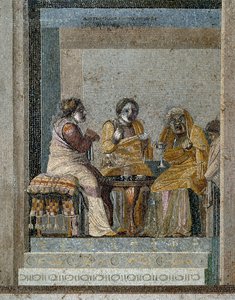 Römische Kunst: Eine Hexe und die Zubereitung eines Zaubertranks von Roman