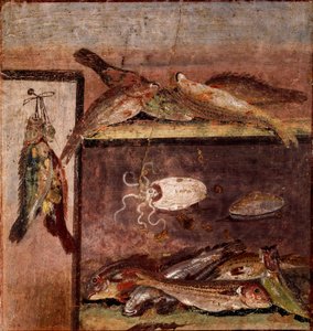 Stillleben mit Fisch