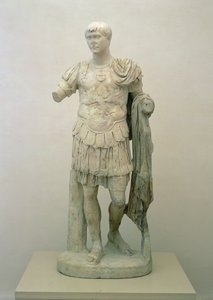 Statue des Kaisers Trajan (ca. 53-117) Antoninische Periode, ca. 120 n. Chr. von Roman