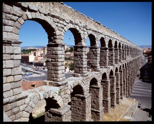 Ansicht des Aquädukts von Roman