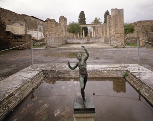 Ansicht der Casa del Fauno (Haus des Fauns) von Roman