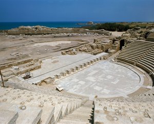 Ansicht des römischen Theaters