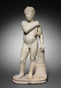 Jugendlicher mit Sprunggewichten, ca. 40-70 von Roman Imperial Period