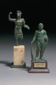 Figur des Psychopompos Hermanubis, ca. 2. Jahrhundert n. Chr. von Roman Period Egyptian