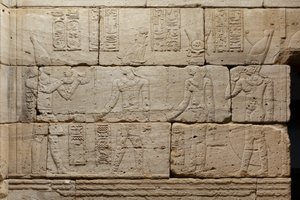 Relief aus dem Tempel von Dendur, ca. 10 v. Chr.