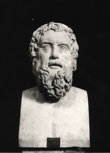 Büste von Aristophanes (ca. 445-ca. 385 v. Chr.) von Roman Roman