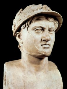 Römische Kunst: Büste von Pyrrhus I. (319-272 v. Chr.) von Roman Roman