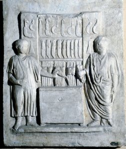 Zeichen des Messergeschäfts in der Römerzeit von Roman Roman