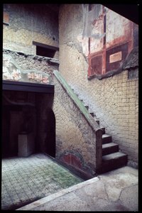 Ansicht der Casa del Bel Cortile, 5. Jahrhundert v. Chr. - 1. Jahrhundert n. Chr.