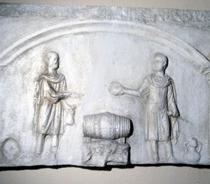 Weinhändlerzeichen in der Römerzeit von Roman Roman