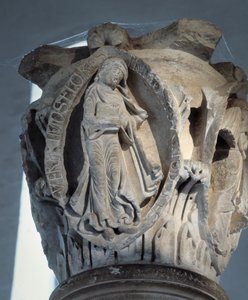 Kapitell des Chors (Skulptur) von Romanesque
