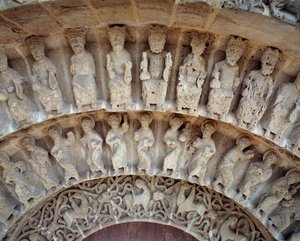 Detail der Skulpturen des Südportals