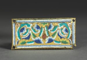 Plakette von einem Reliquienschrein, um 1180-1190