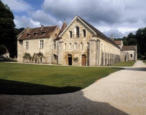 Ansicht des Gefängnisses, Skriptoriums und Kapitelsaals
