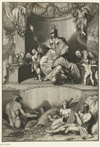 Allegorische Darstellung der Stadt Rom von Romeyn de Hooghe