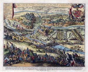 Polnisch-Türkischer Krieg (1672-1676) - Die Belagerung von Trembowla im Jahr 1675 von Romeyn de Hooghe
