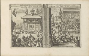Japanischer Handel; Hof des Königs der Calaminhans