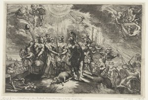 Niederlande schließen ewigen Frieden mit England von Romeyn de Hooghe