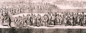 Begräbnis von Königin Maria II., Westminster Abbey, London, 1695