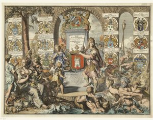 Titelblatt Caartboeck van Voorne, 1701