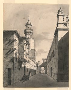 Bühnenbild, orientalische Straße