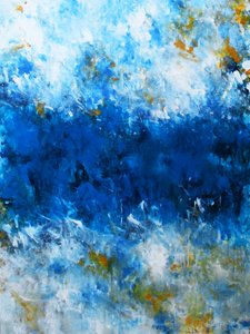 Tiefe blaue Ozeanströmung
