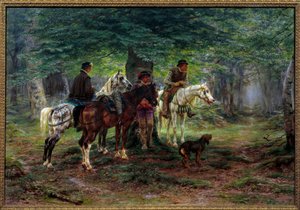 Reiter überrascht von einem Regen (17. Jahrhundert) von Rosa Bonheur