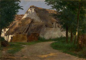 Der Bauernhof am Waldeingang, 1860-1880