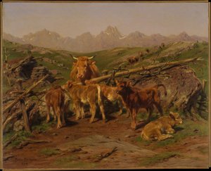 Absetzen der Kälber von Rosa Bonheur