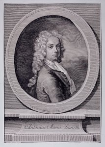 Porträt des italienischen Karikaturisten Antonio Maria Zanetti von Rosalba Giovanna (after) Carriera