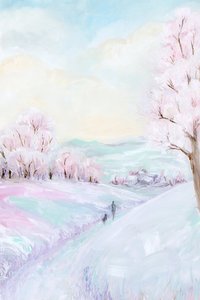 Träumender Winterblüten-Spaziergang