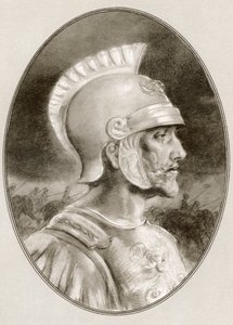 Ashoka, gestorben 232 v. Chr., auch bekannt als Ashoka der Große. Indischer Kaiser der Maurya-Dynastie. Illustration von Gordon Ross, amerikanischer Künstler und Illustrator (1873-1946), aus Living Biographies of Famous Rulers von Ross Gordon