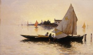 Venedig, Das Ende des Tages von Rubens Santoro