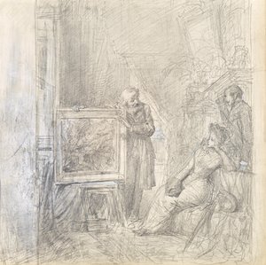 In einem Atelier von Rudolf Hausleithner