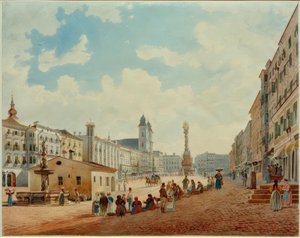 Der Hauptplatz in Linz