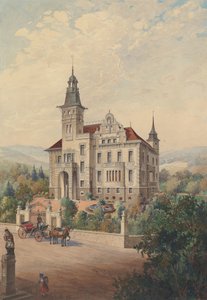 Ansicht einer Schweizer Villa