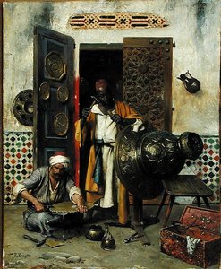 Der Metallarbeiter, ca. 1888 von Rudolphe Ernst