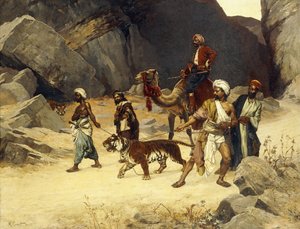 Die Tigerjagd, 1896 von Rudolphe Ernst