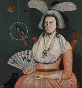 Molly Wales Fobes, 1790 von Rufus Hathaway