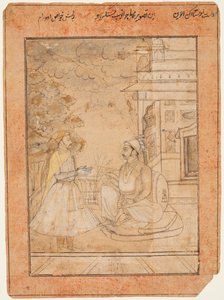 Raja Anup Singh r. 1669-98 empfängt einen Höfling, ca. 1690