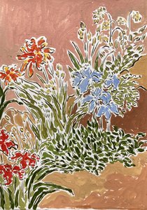 Lebendige Gartenblumen