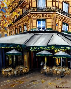 Herbst bei Les Deux Magots Paris, 2023