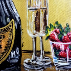 Champagnerträume, 2025 von Ruslana Levandovska