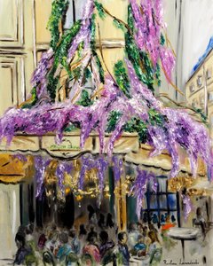 Maison Sauvage Paris - Glyzinien von Ruslana Levandovska