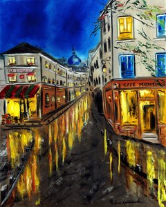 Nacht in Montmartre Paris, 2023